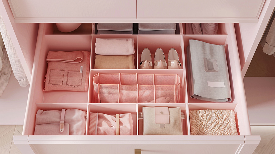 Imagen de Cajon comoda rosa